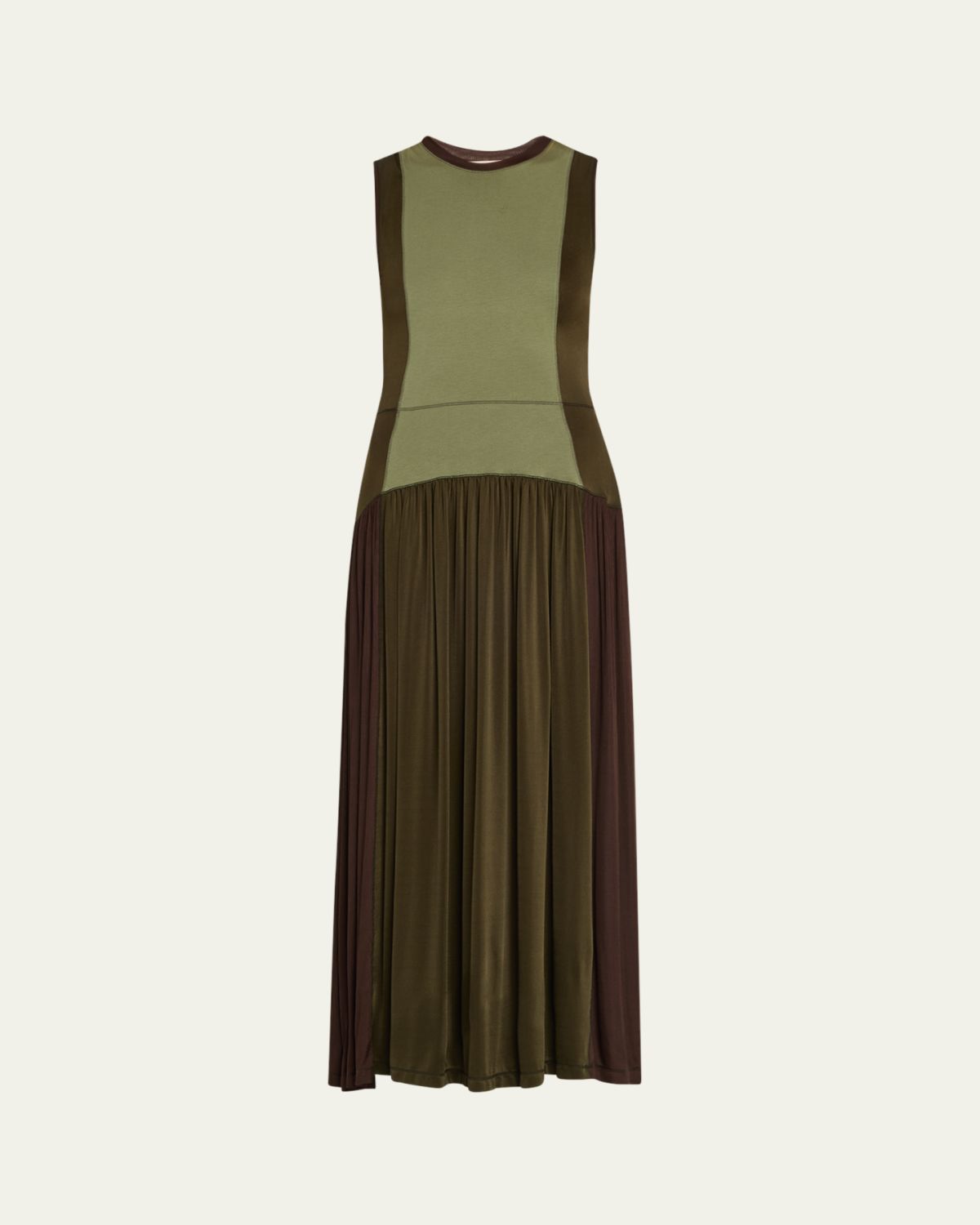 Ulla Johnson Amaliya Sleeveless Color Block Dress