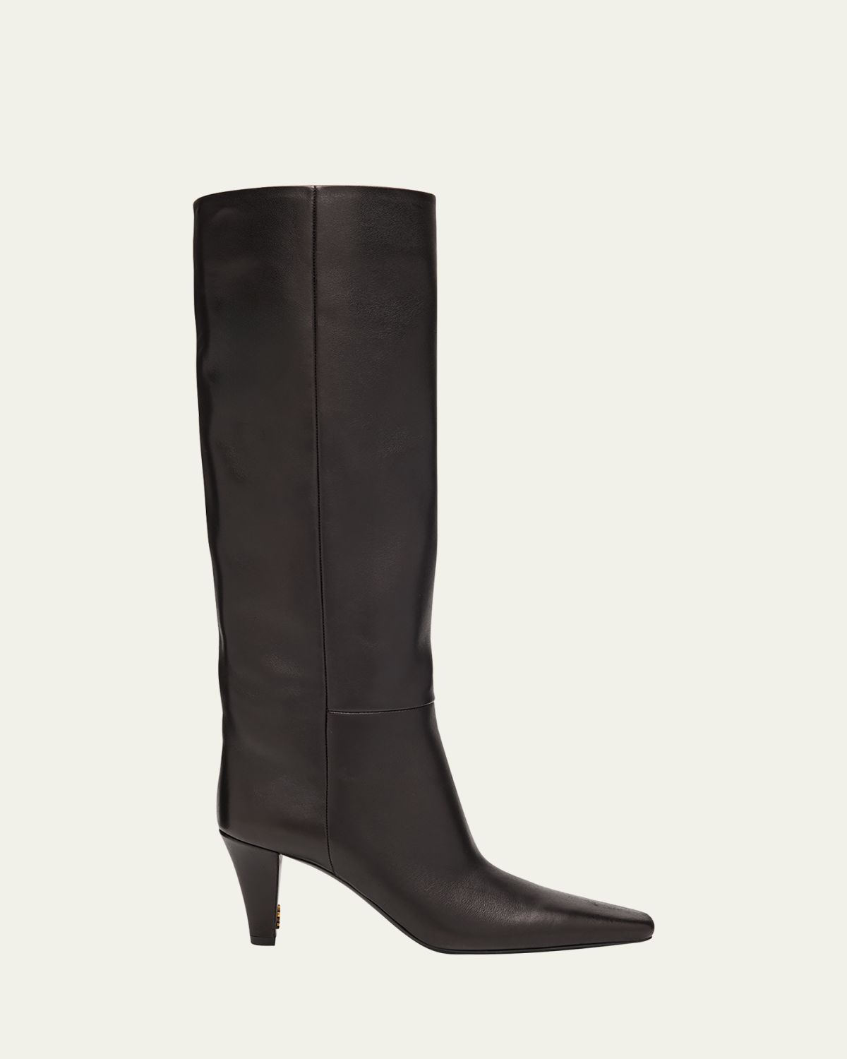 Saint Laurent Jill Smooth Leather Knee-High Boots | Thumbnail 4