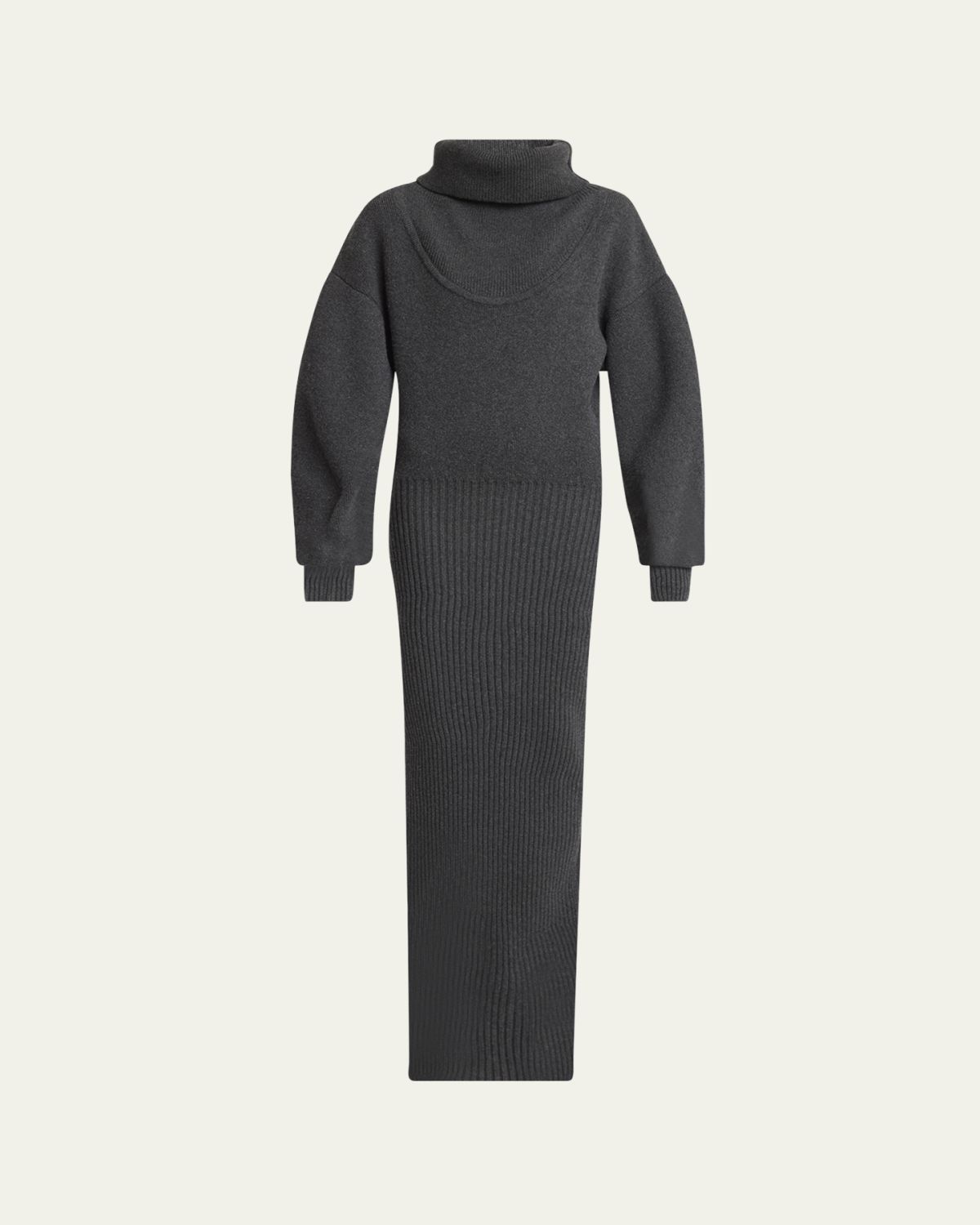 Jacquemus La Maille Pallone Maxi Sweater Dress