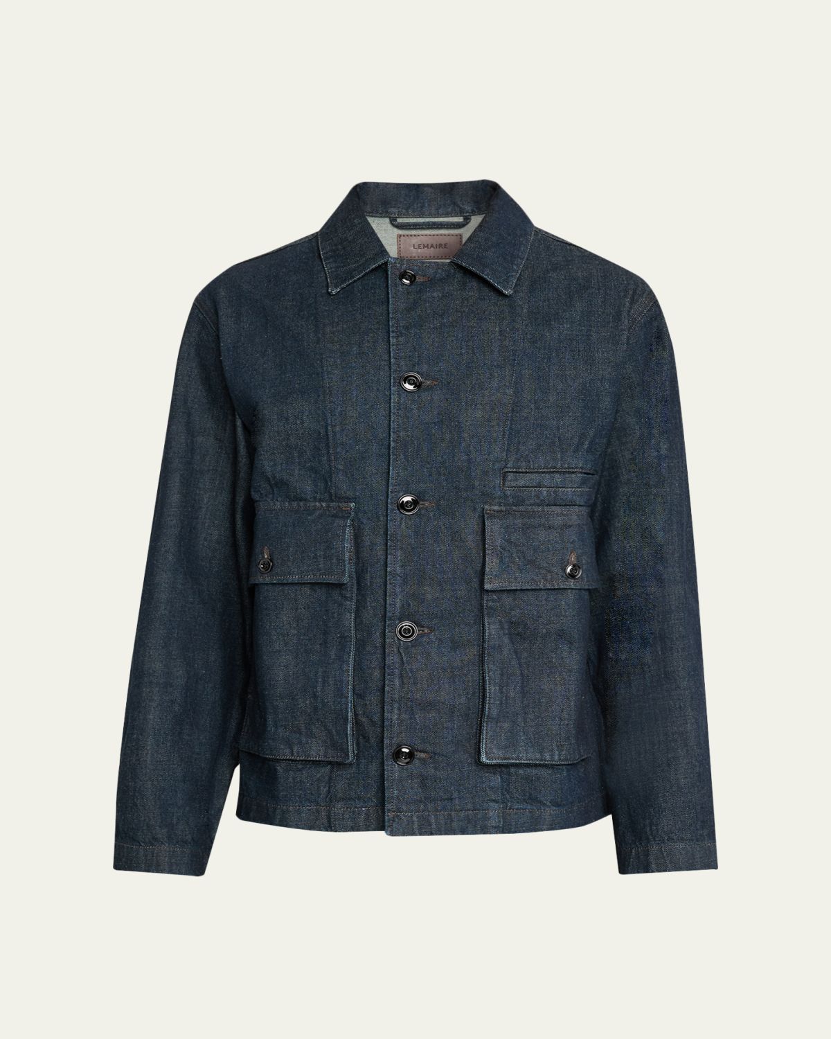 LEMAIRE Men's Boxy Fit Denim Jacket