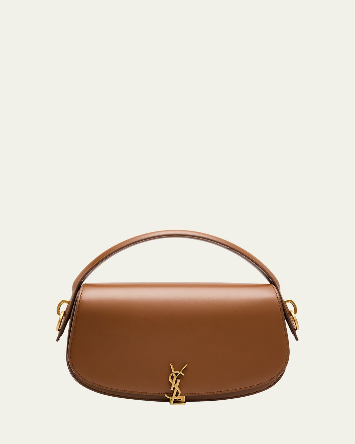 Saint Laurent Voltaire YSL Top-Handle Bag in Leather