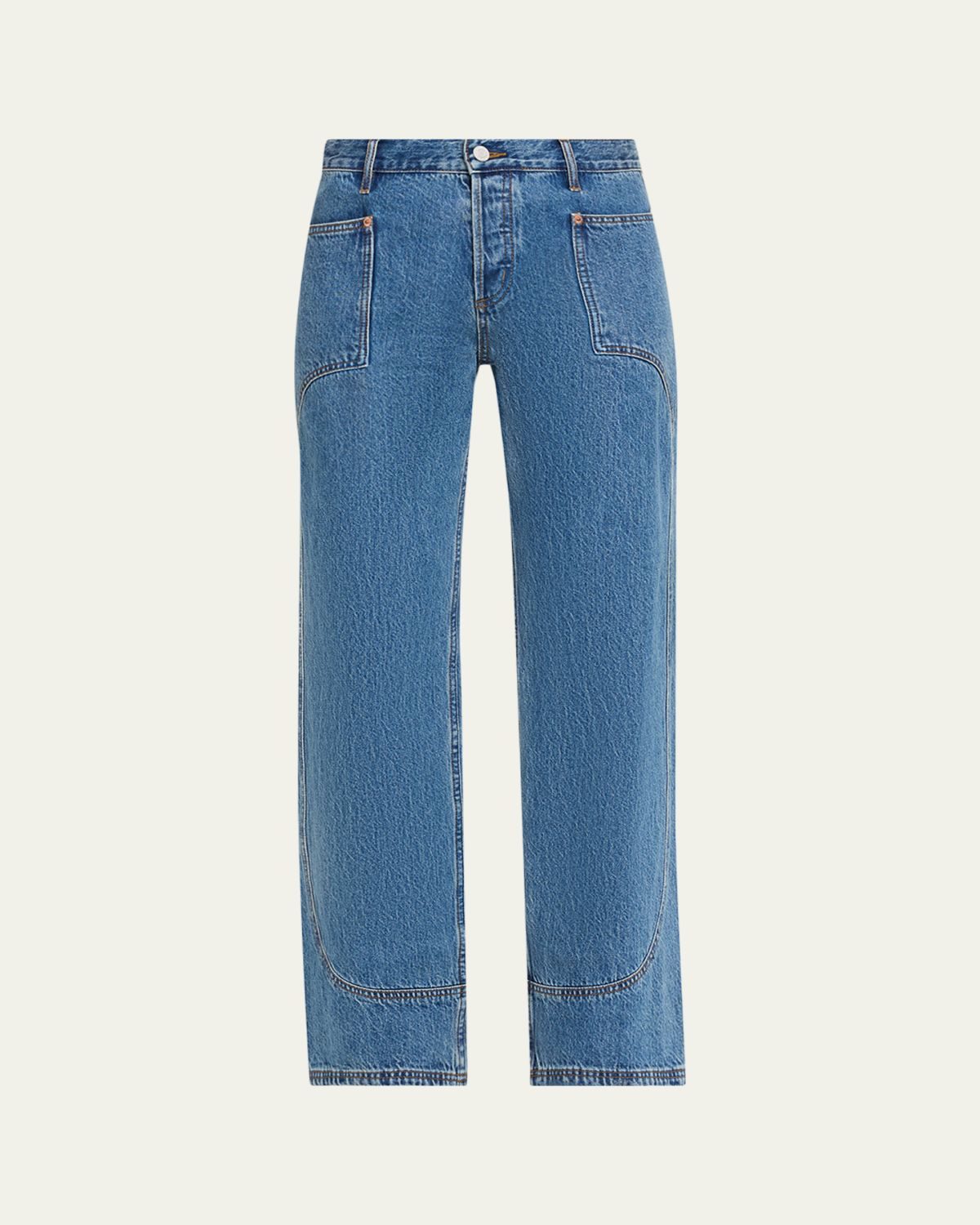 Still Here Supply Straight-Leg Utility Jeans
