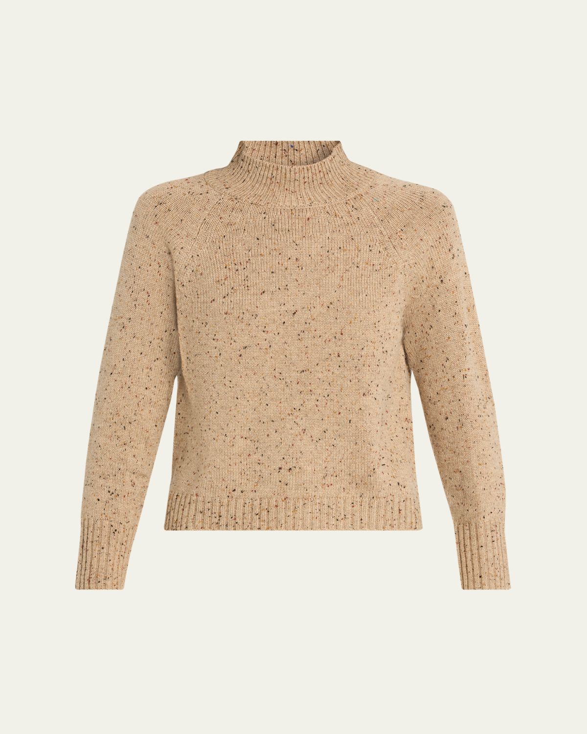 Kobi Halperin Isabel Speckled Mock-Neck Sweater