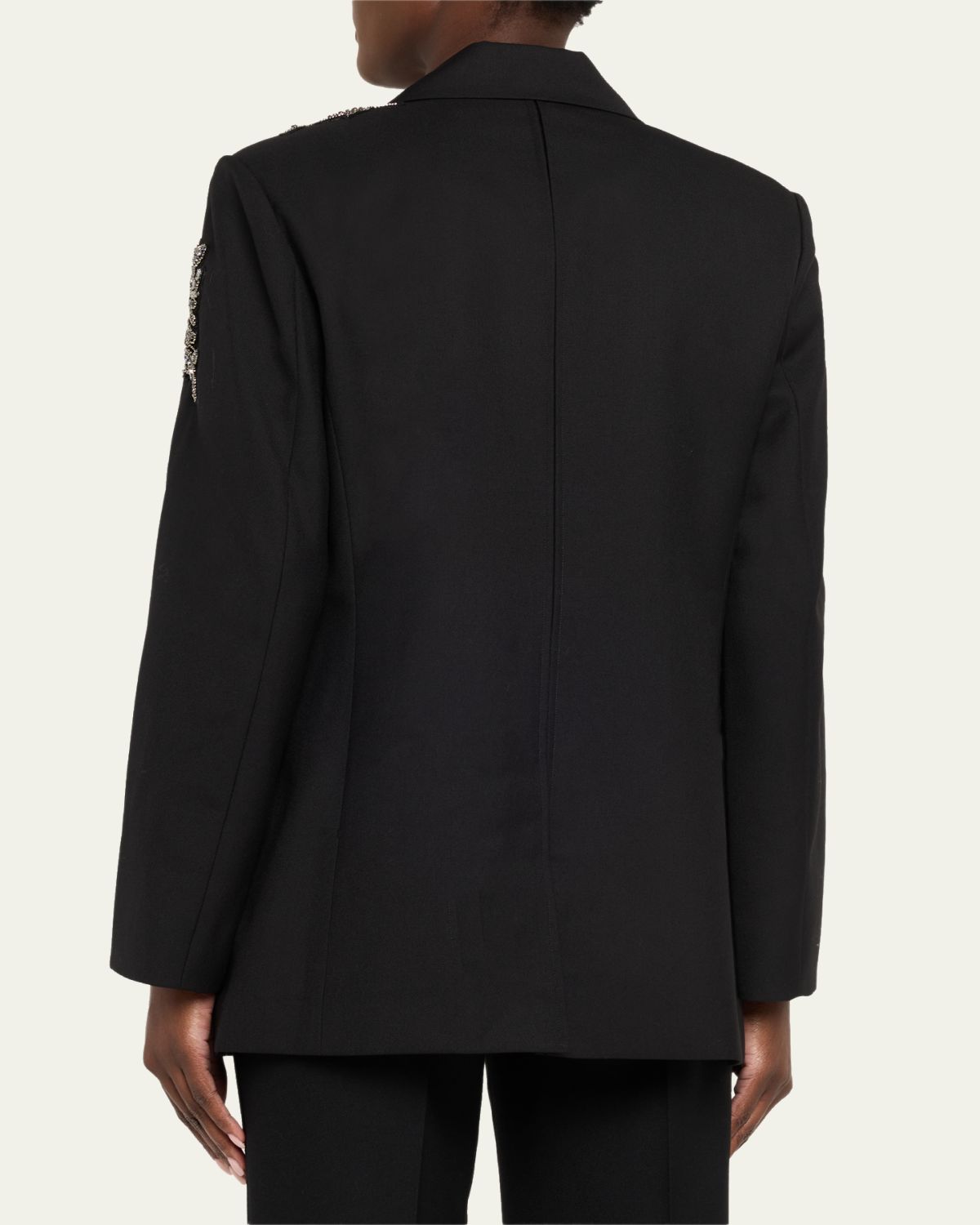 Kobi Halperin Lariz Single-Button Crystal Applique Jacket | Thumbnail 3 Kobi Halperin Lariz Single-Button Crystal Applique Jacket | Thumbnail 3