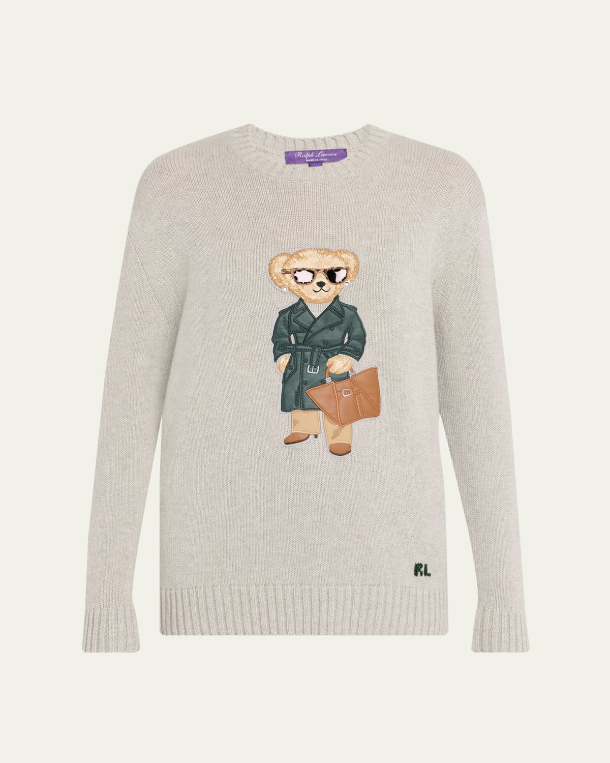 Ralph Lauren Collection Polo Bear Cashmere Sweater