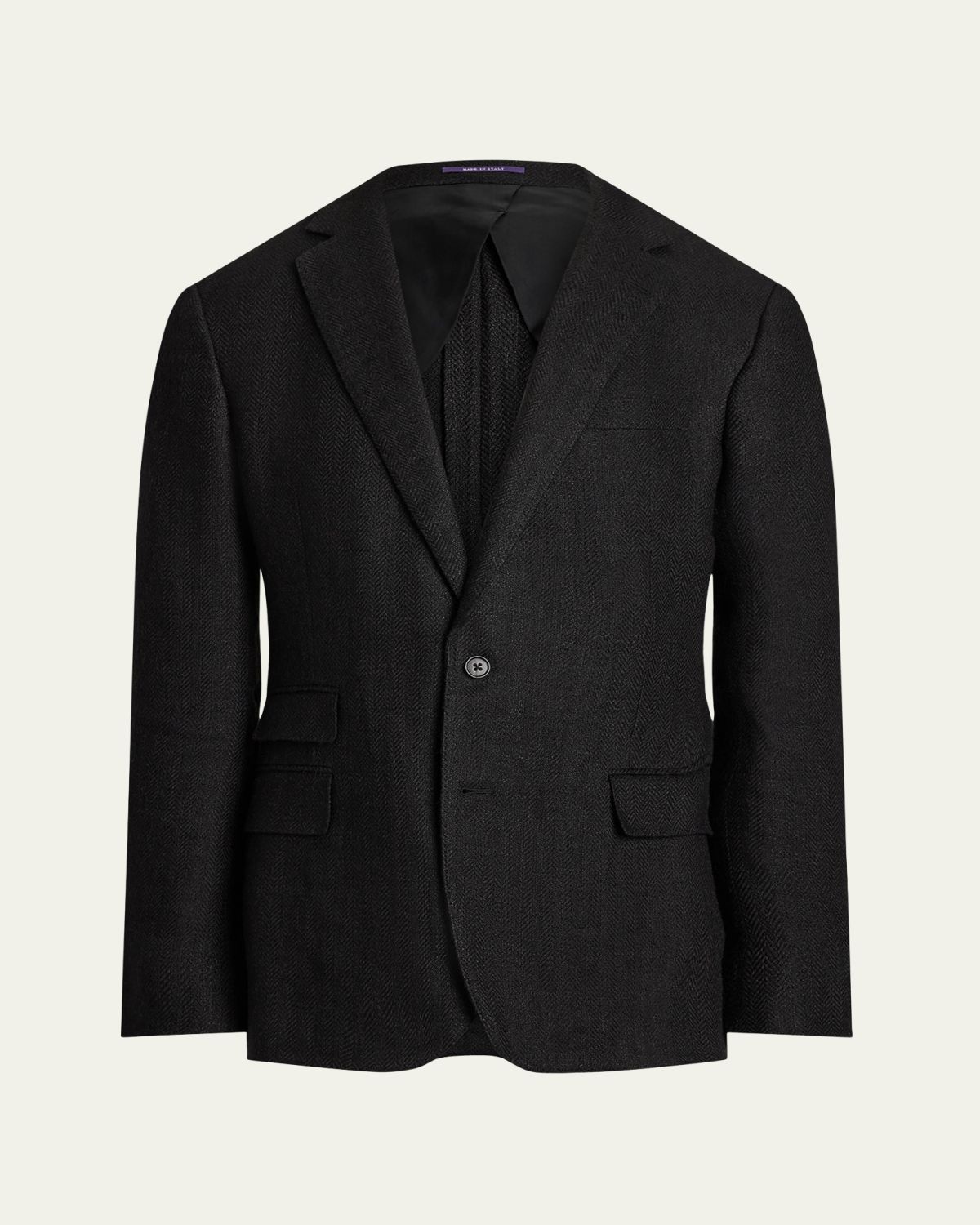 Ralph Lauren Purple Label Men's Kent Herringbone Two-Button Sport Coat