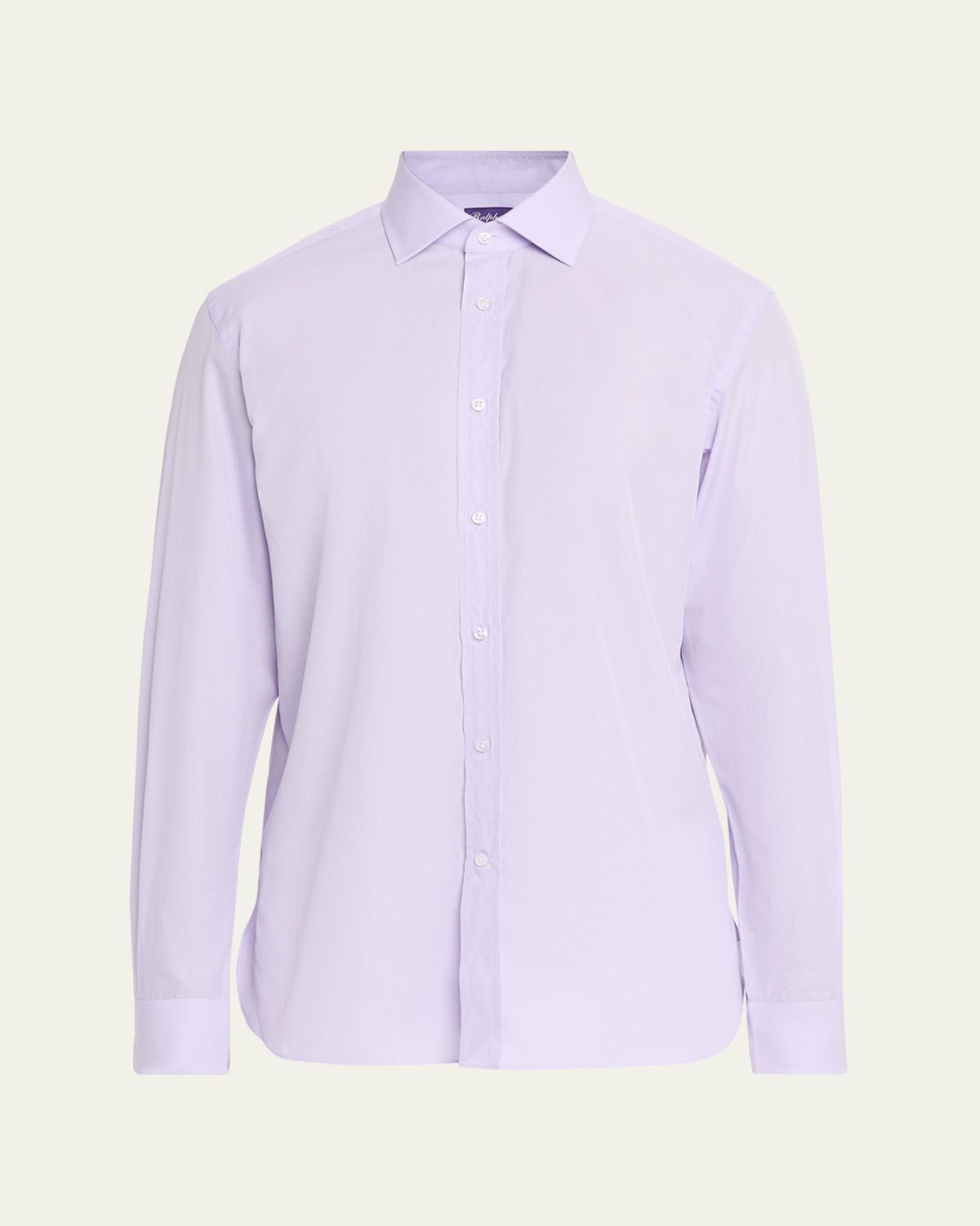 Ralph Lauren Purple Label Men's Cotton Micro-Houndstooth Classic Fit Sport Shirt