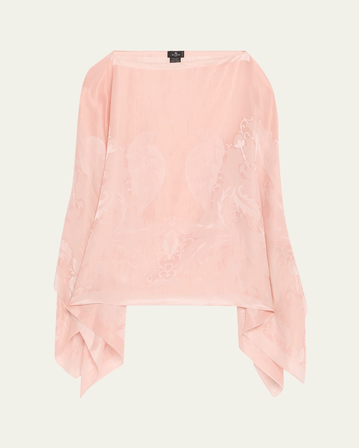 Etro Paisley Jacquard Cape Top
