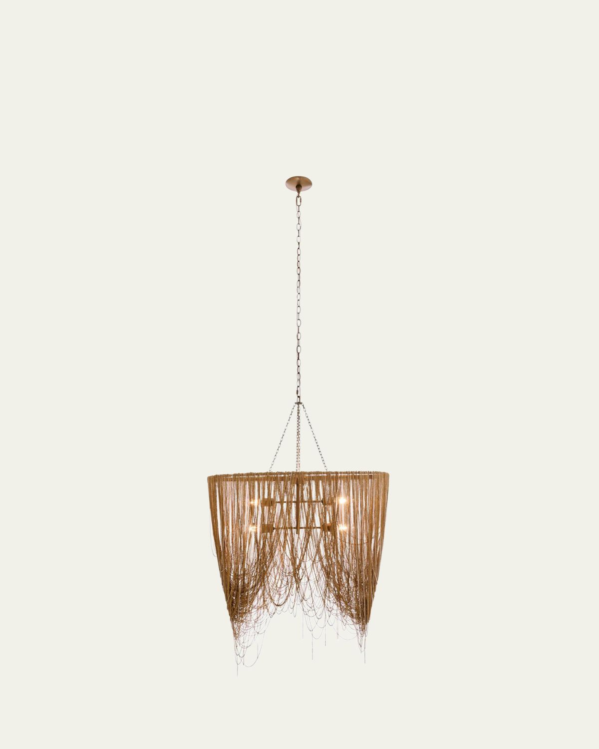 Arteriors Layla 36" 4-Light Chandelier