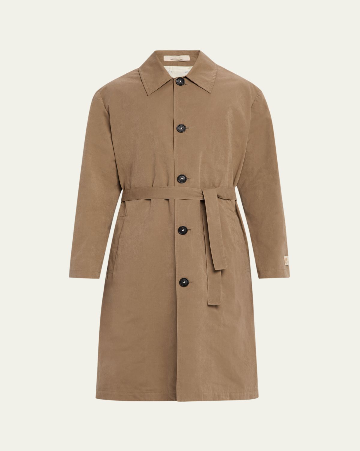 Massimo Alba Men's Mustang Belted Rain Coat