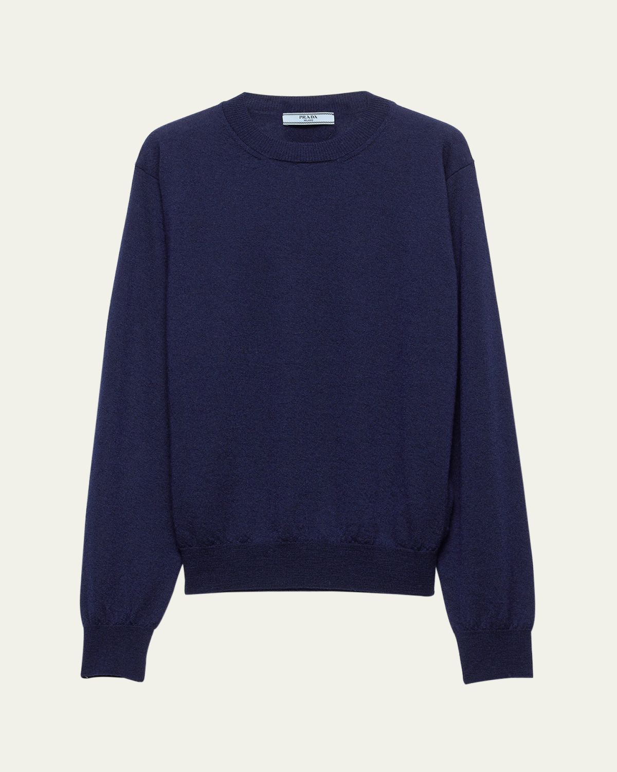 Prada Superfine Cashmere Knit Crewneck Sweater | Thumbnail 4