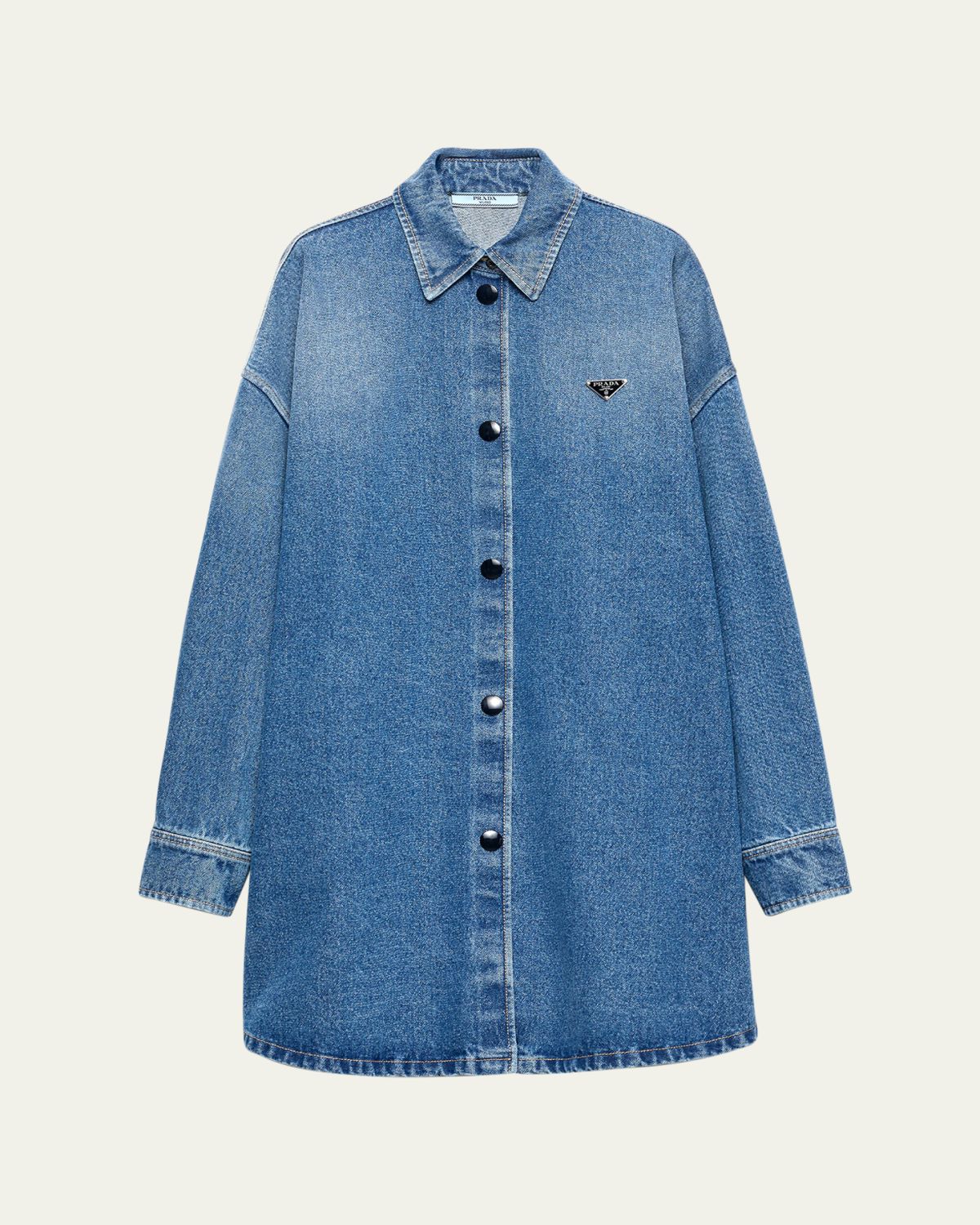Prada Denim Oversized Shirt | Thumbnail 6 Prada Denim Oversized Shirt | Thumbnail 6
