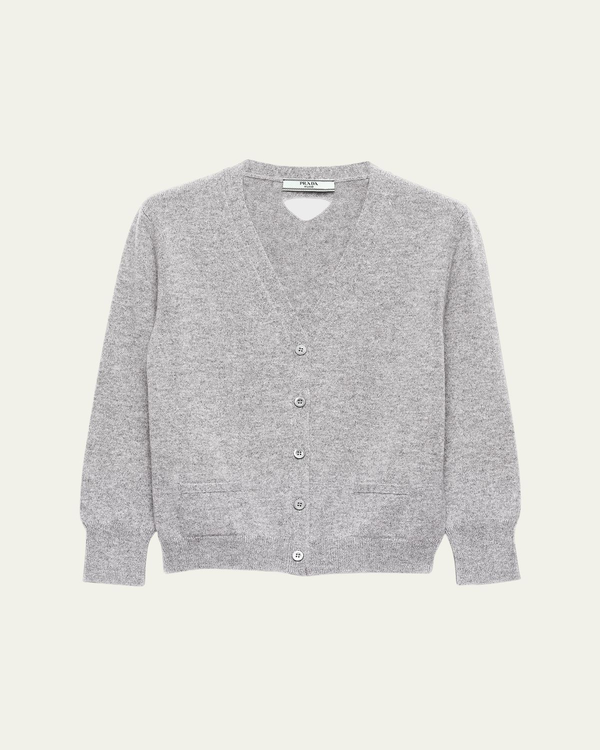 Prada Cashmere V-Neck Cardigan