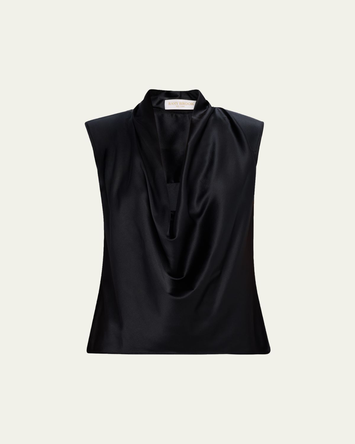 Ramy Brook Gregory Cowl-Neck Silk Blouse