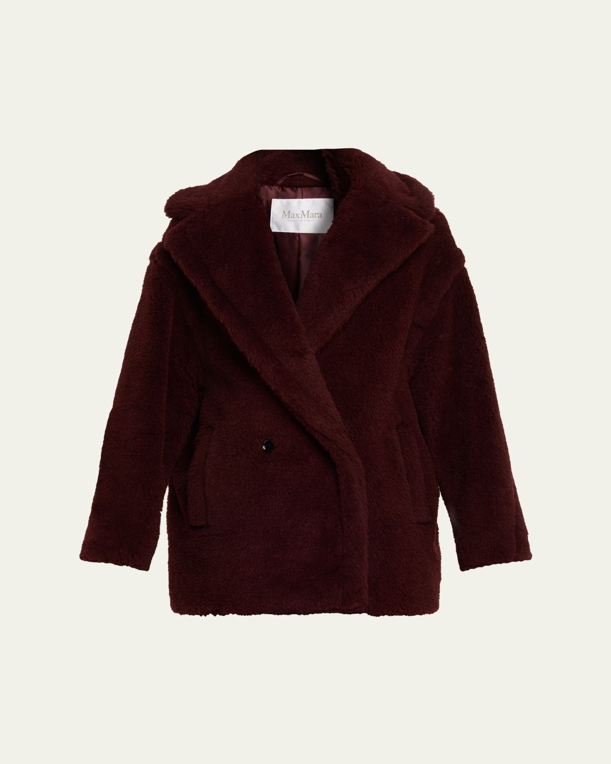 Max Mara Olga Faux Fur Double-Breasted Coat