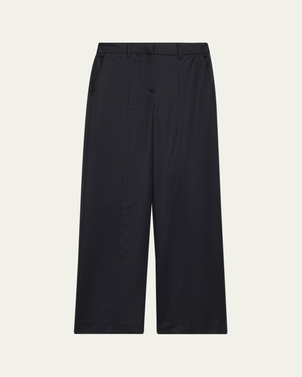 TWP Elizabeth St Satin-Faced Wool Suiting Pants