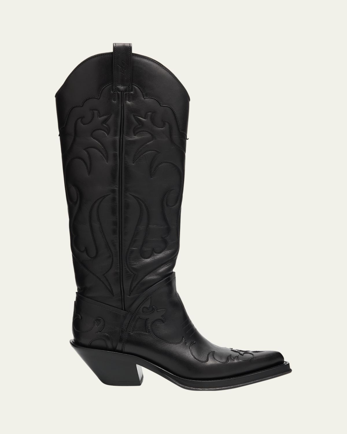 Gabriela Hearst Capitana Leather Western Boots