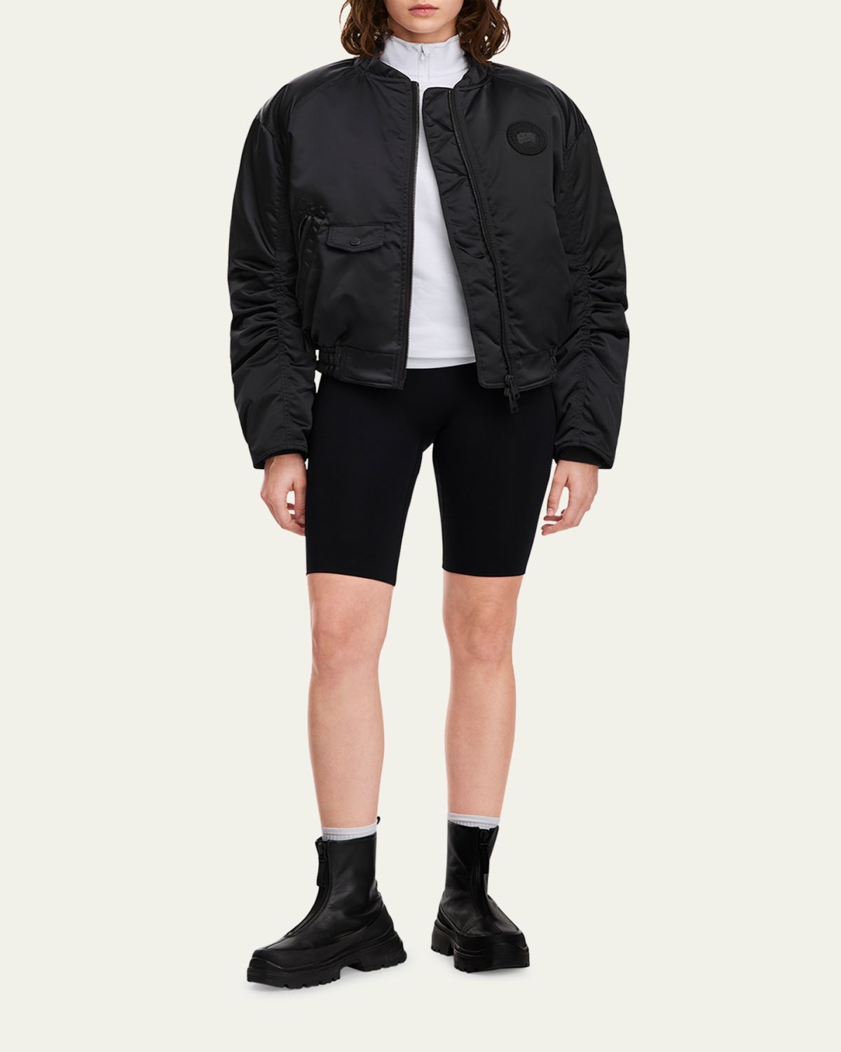 Canada Goose Jade Down Satin Bomber Jacket | Thumbnail 2