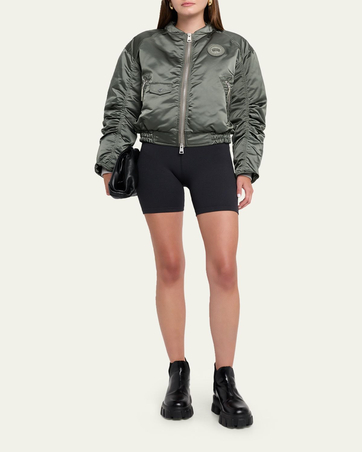 Canada Goose Jade Down Satin Bomber Jacket | Thumbnail 5