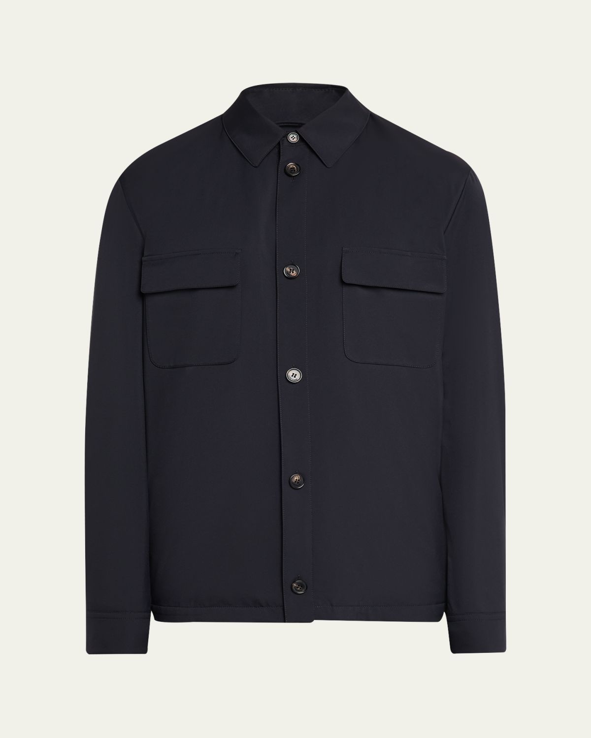 Loro Piana Men's Microfiber Water-Repellent Overshirt