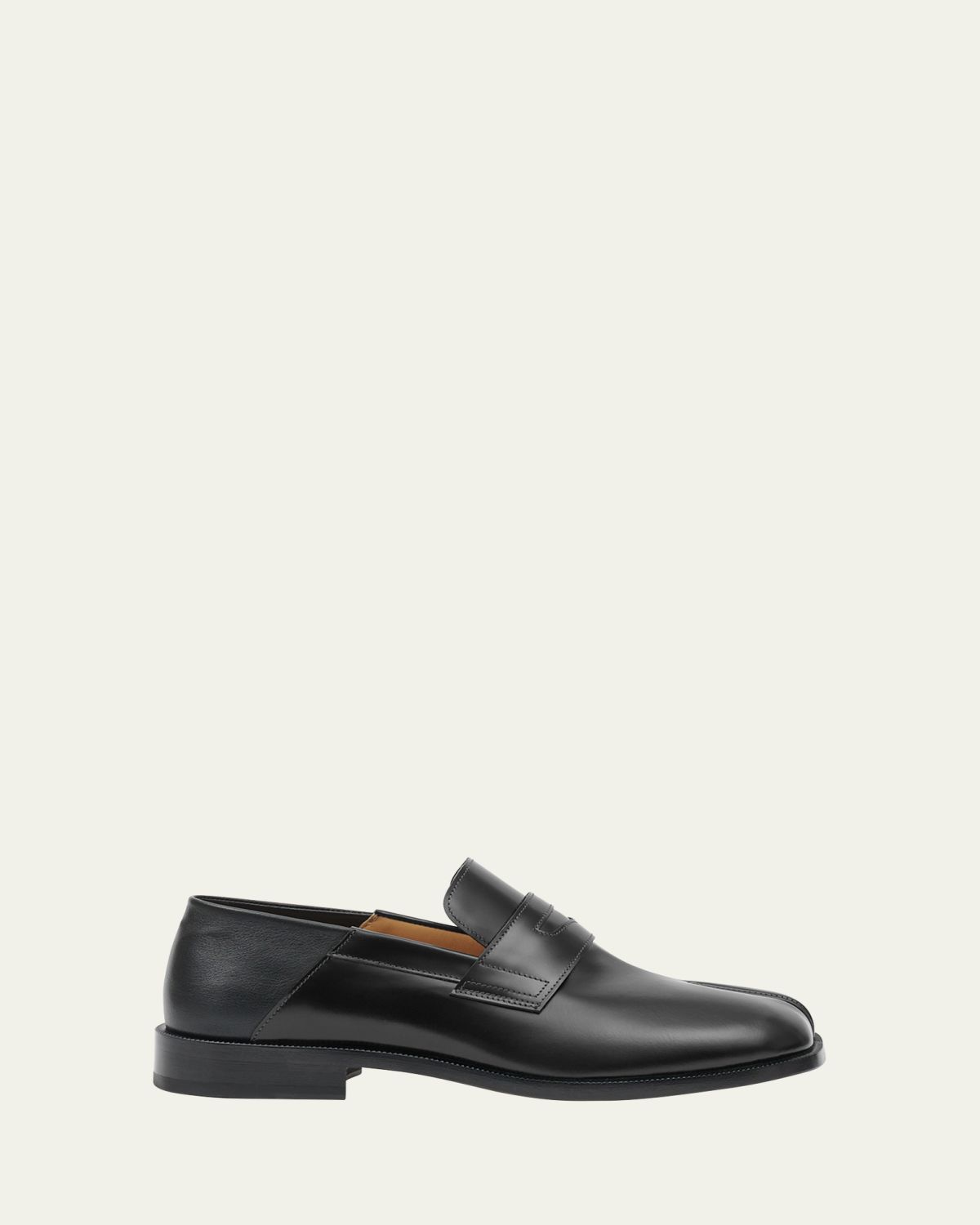 Maison Margiela Men's Tabi Leather Penny Loafers