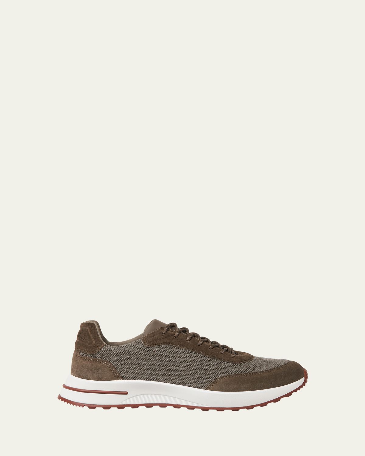 Loro Piana Men's Weekend Walk Technical Knit and Suede Sneakers - Women's Shoes