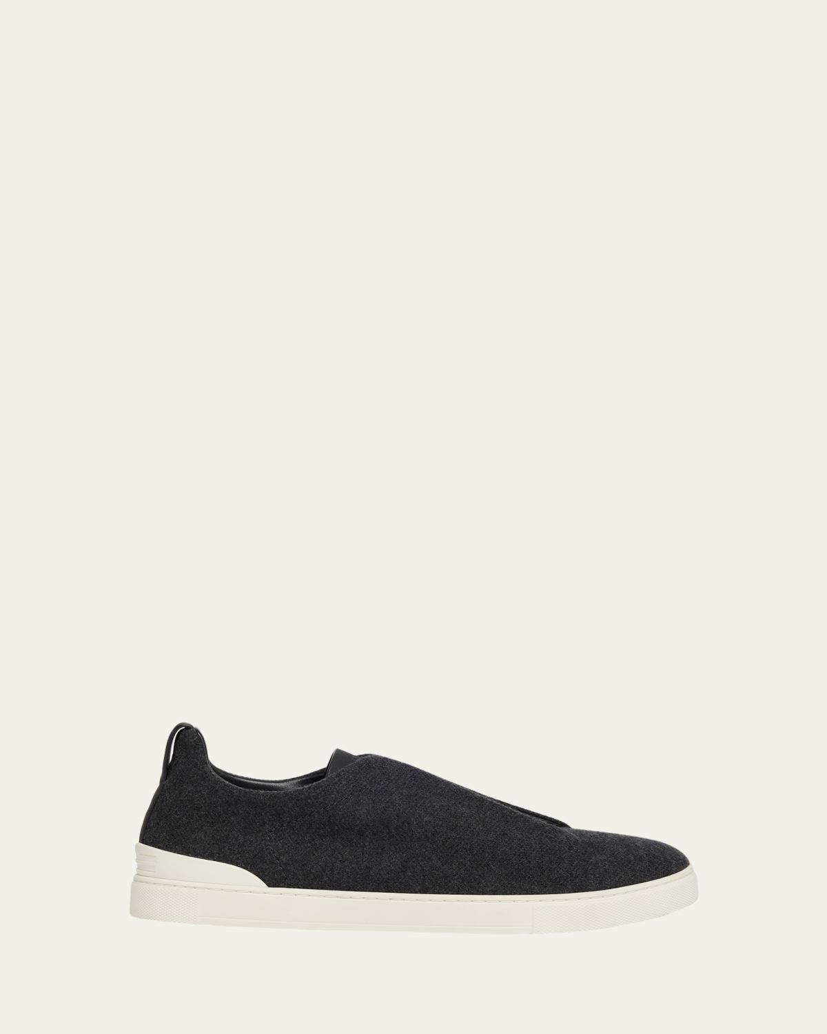 ZEGNA Men's Triple Stitch Oasi Cashmere Slip-On Sneakers