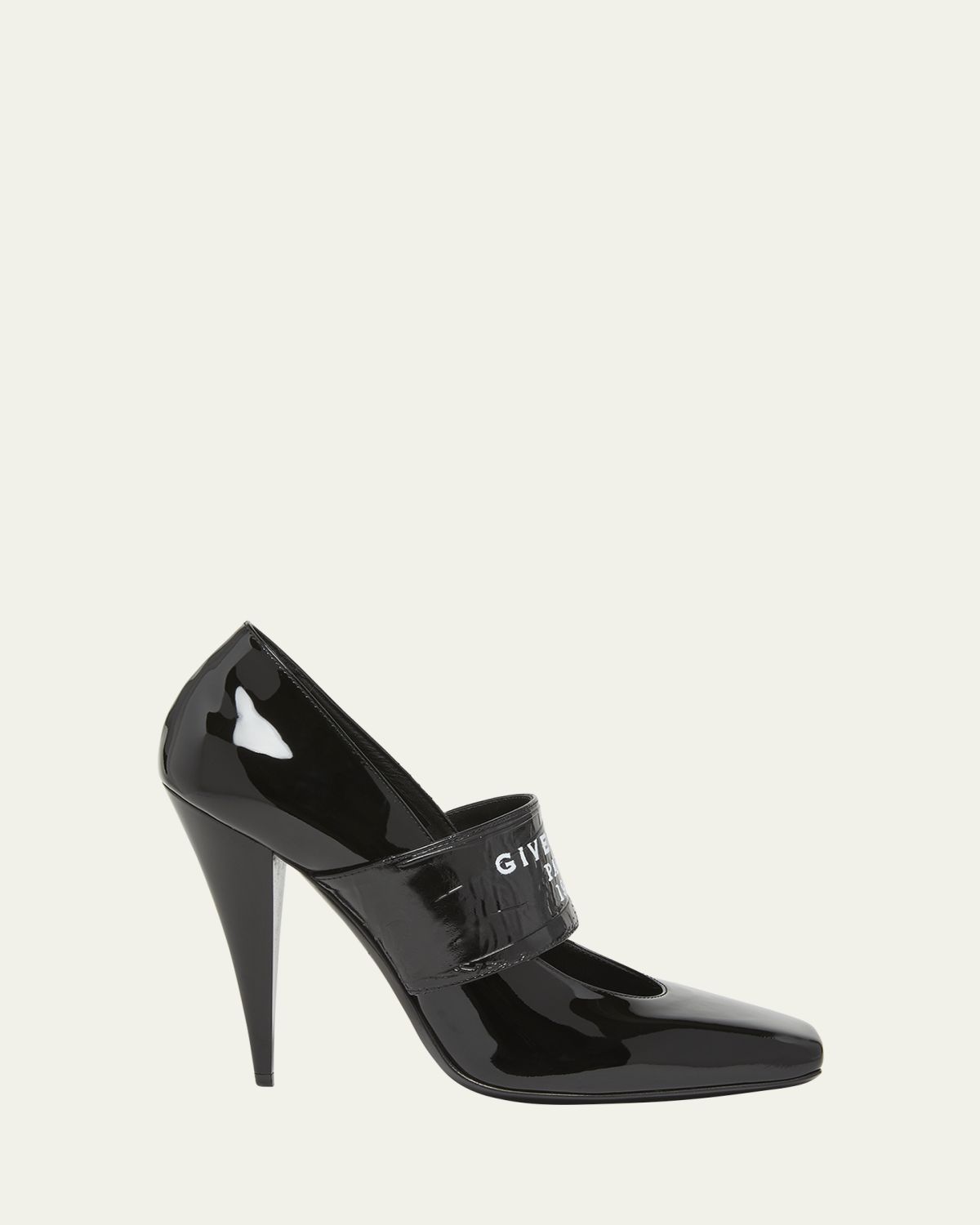 Givenchy Label Patent Leather Pumps