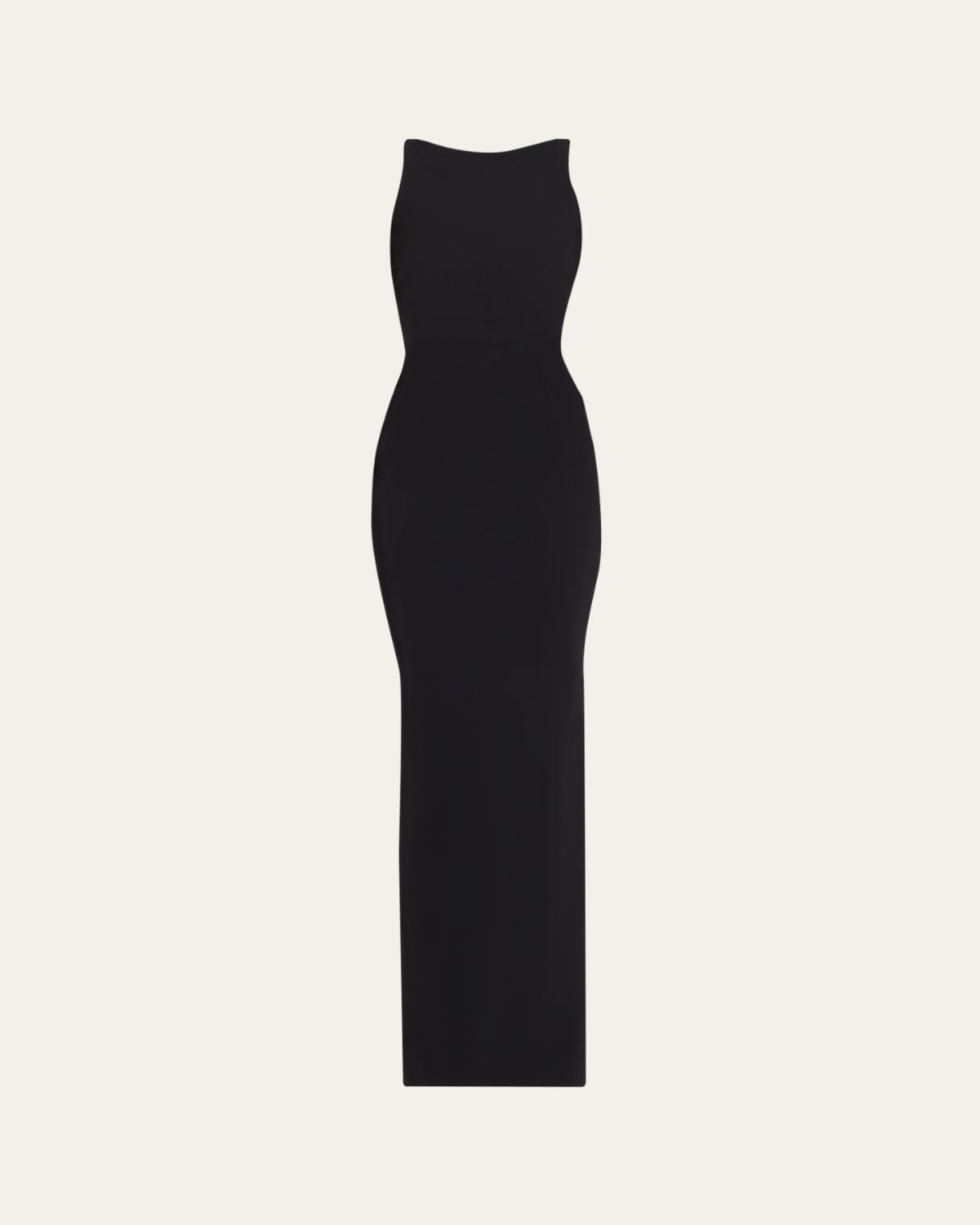 Chiara Boni La Petite Robe Eman Sleeveless Draped Column Gown