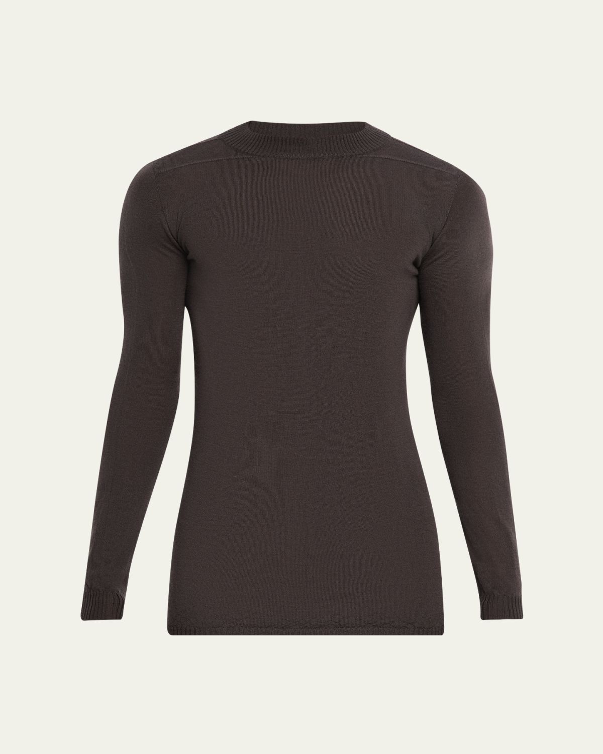 Rick Owens Men's Cashmere Slim-Fit Crewneck Sweater