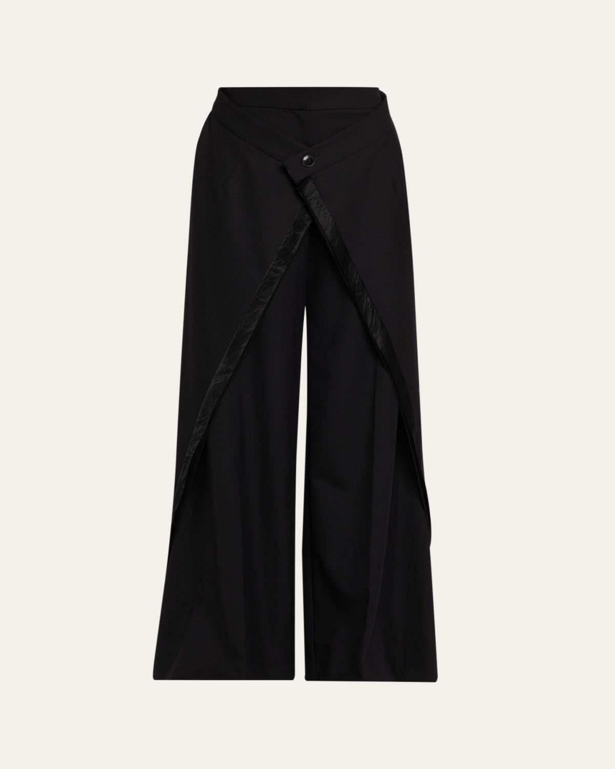 Jason Wu Collection Panel Extension Wide-Leg Wool Pants