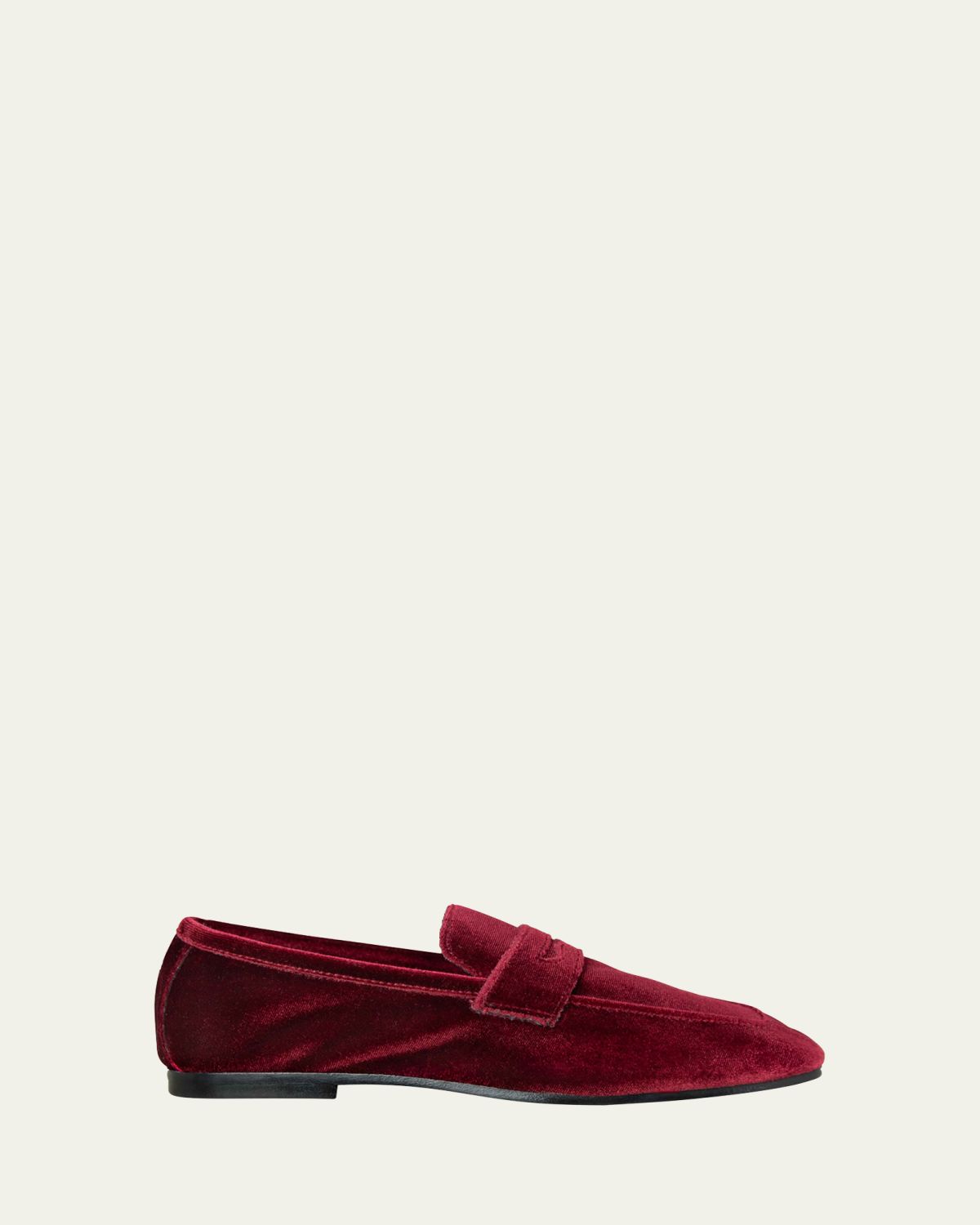 Sophique Velvet Penny Loafers