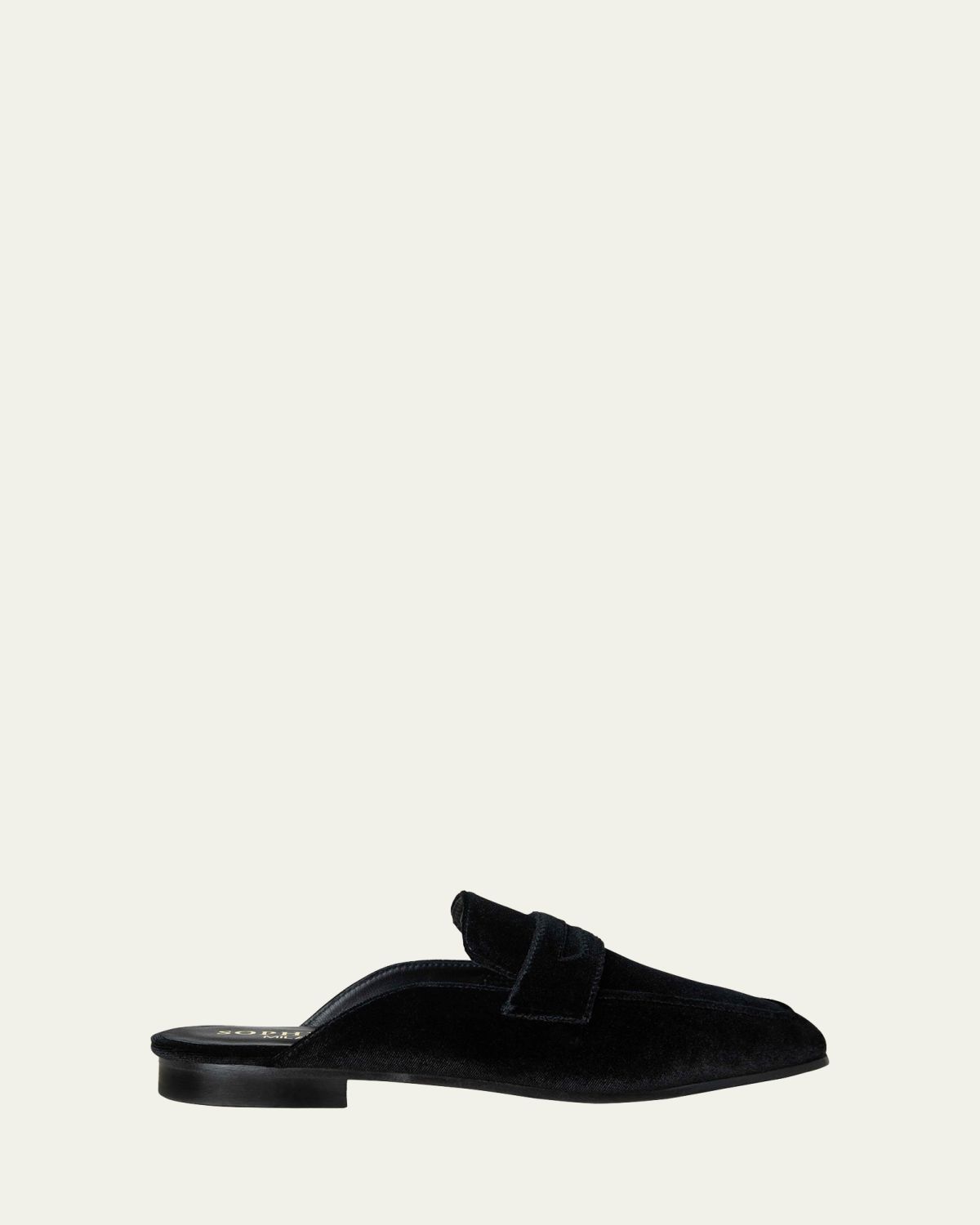 Sophique Velvet Loafer Mules