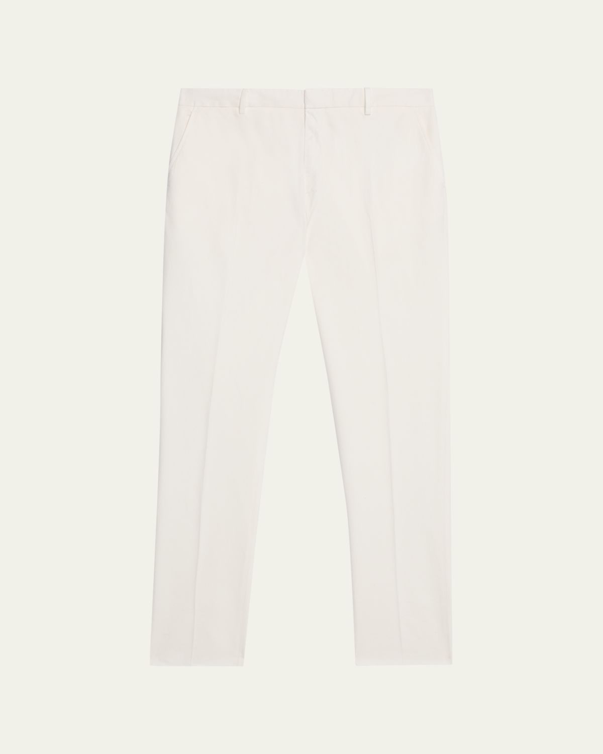 ZEGNA Men's Slim Flat-Front Pants