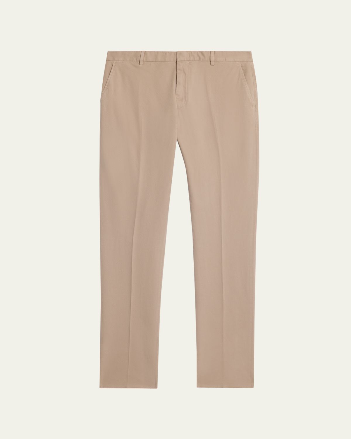 ZEGNA Men's Slim Flat-Front Pants