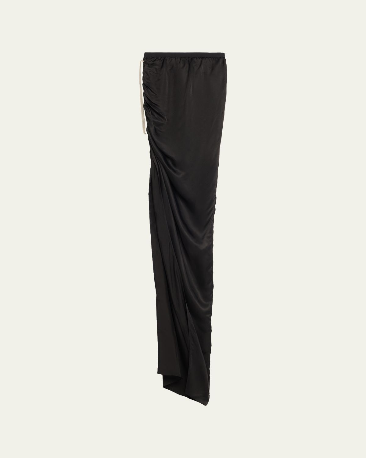 Rick Owens Draped Slit Maxi Skirt