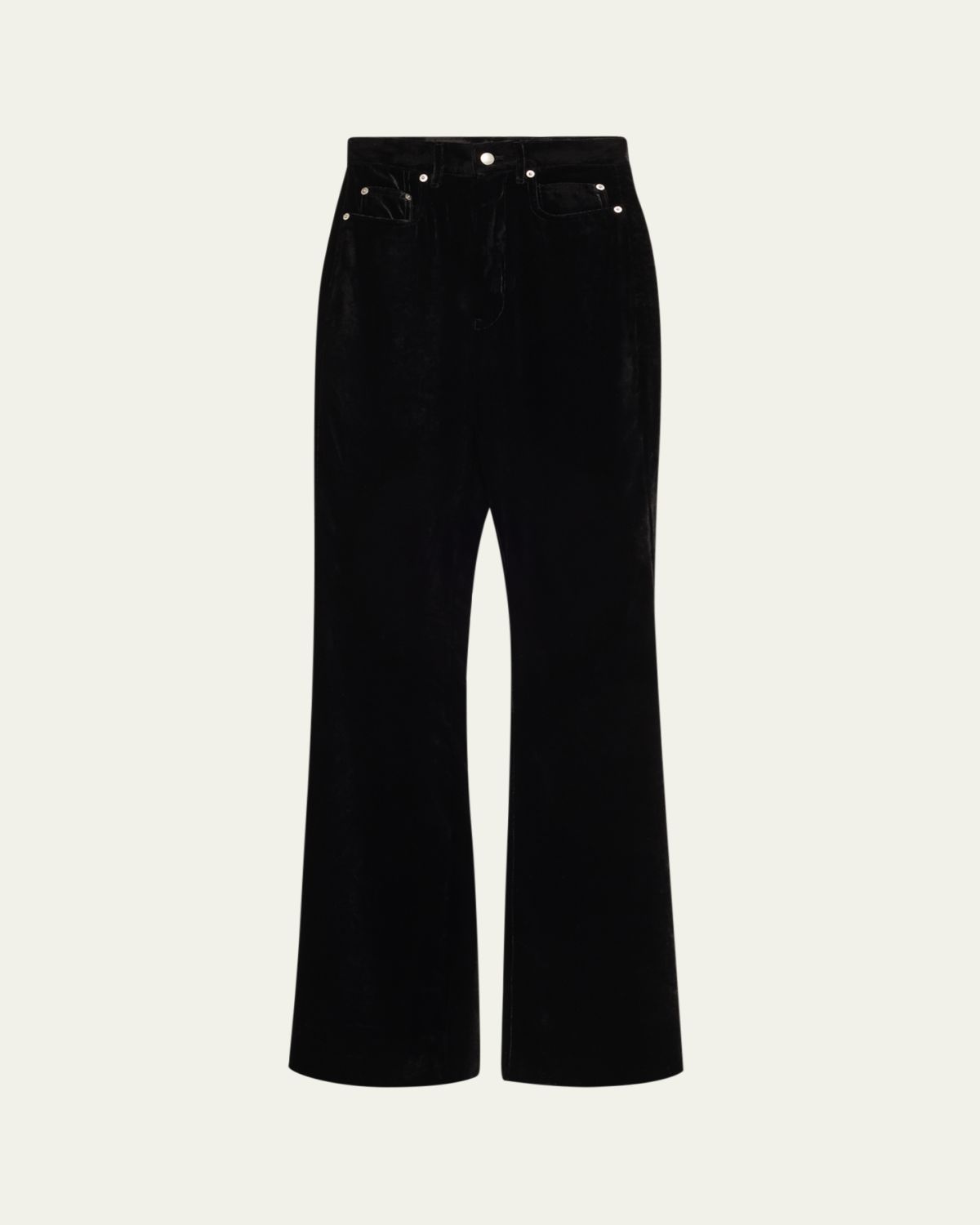 Rick Owens Bolan Velvet Bootcut Pants