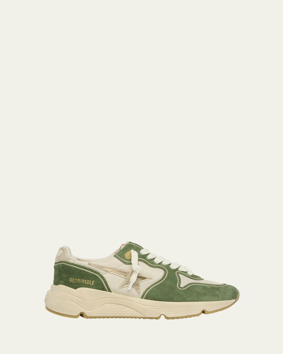 Golden Goose Running Sole Mixed Leather Sneakers