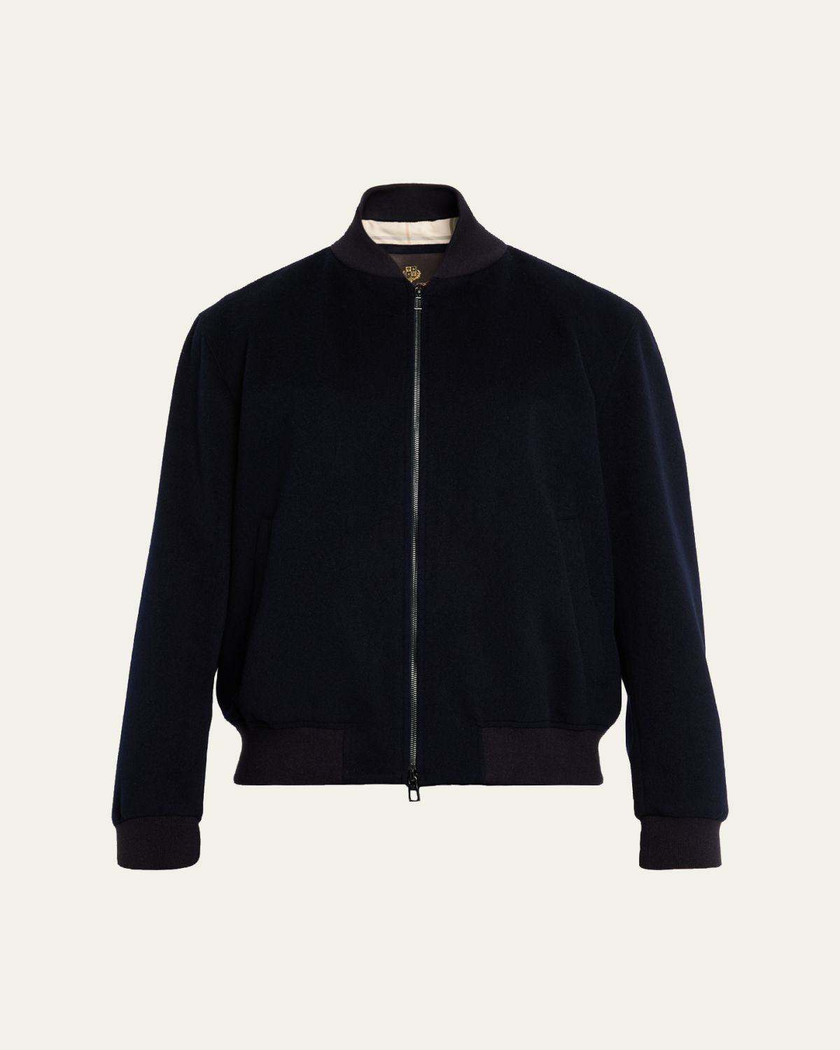 Loro Piana Men's Ivy Cashmere Bomber Jacket