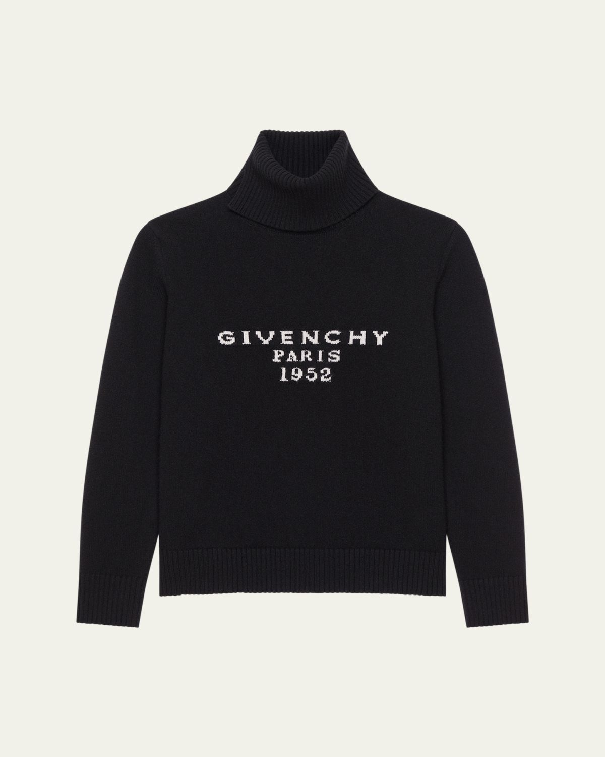 Givenchy Turtleneck Logo Wool-Cashmere Sweater