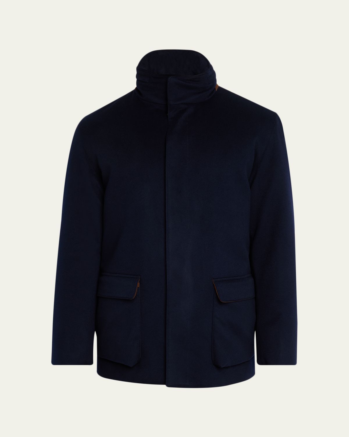 Loro Piana Men's Winter Voyager Baby Cashmere Caban Jacket