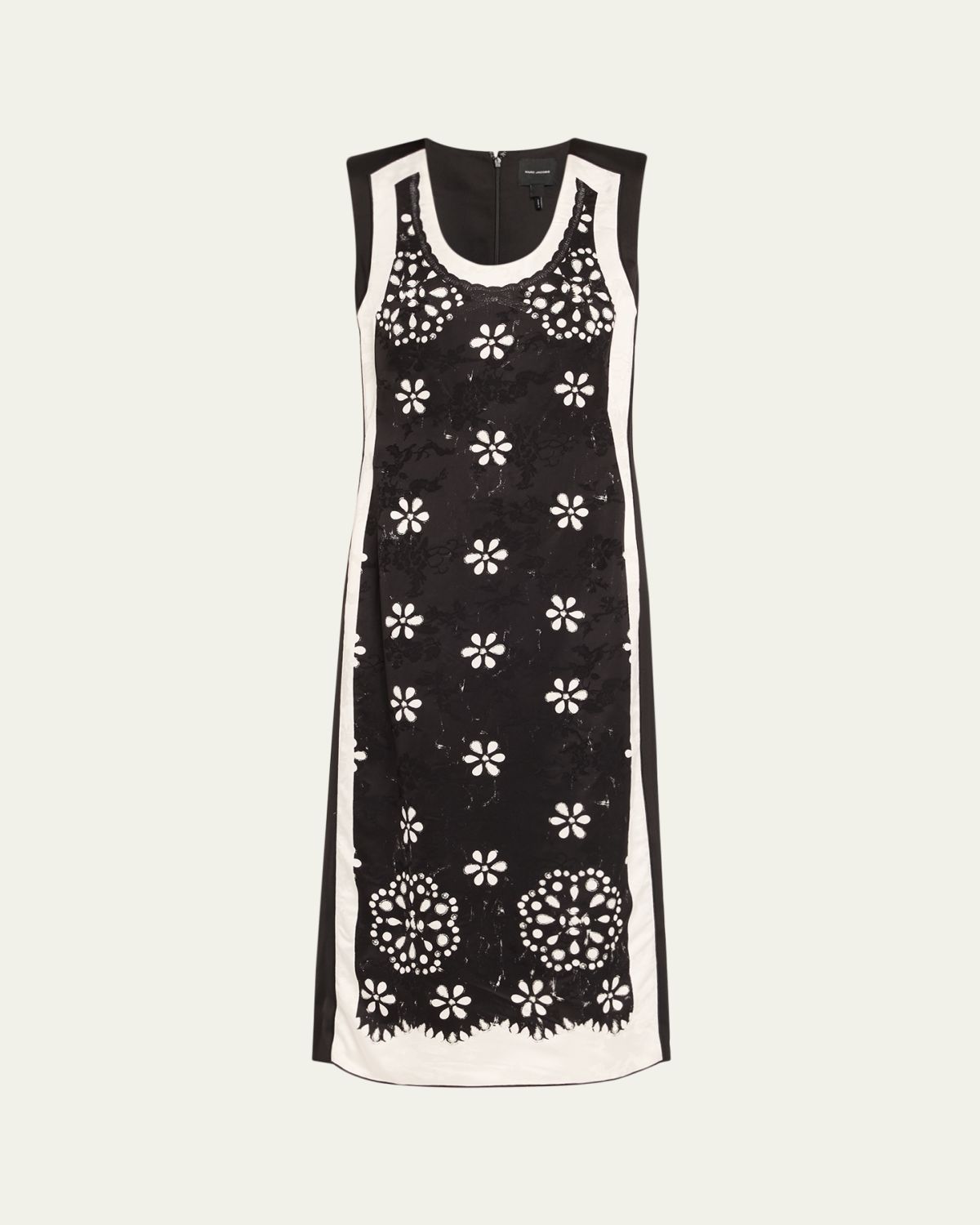Marc Jacobs Trompe Loeil Eyelet Sleeveless Midi Dress