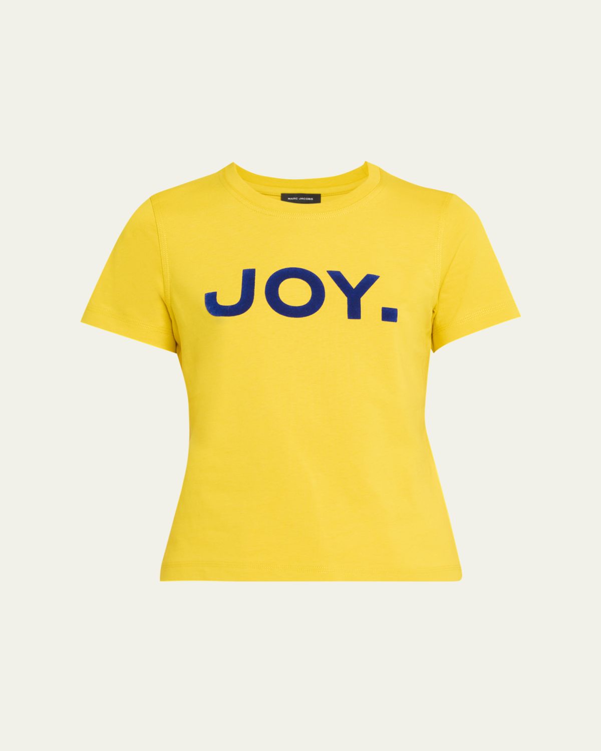 Marc Jacobs Joy Flocked Short-Sleeve Slim T-Shirt