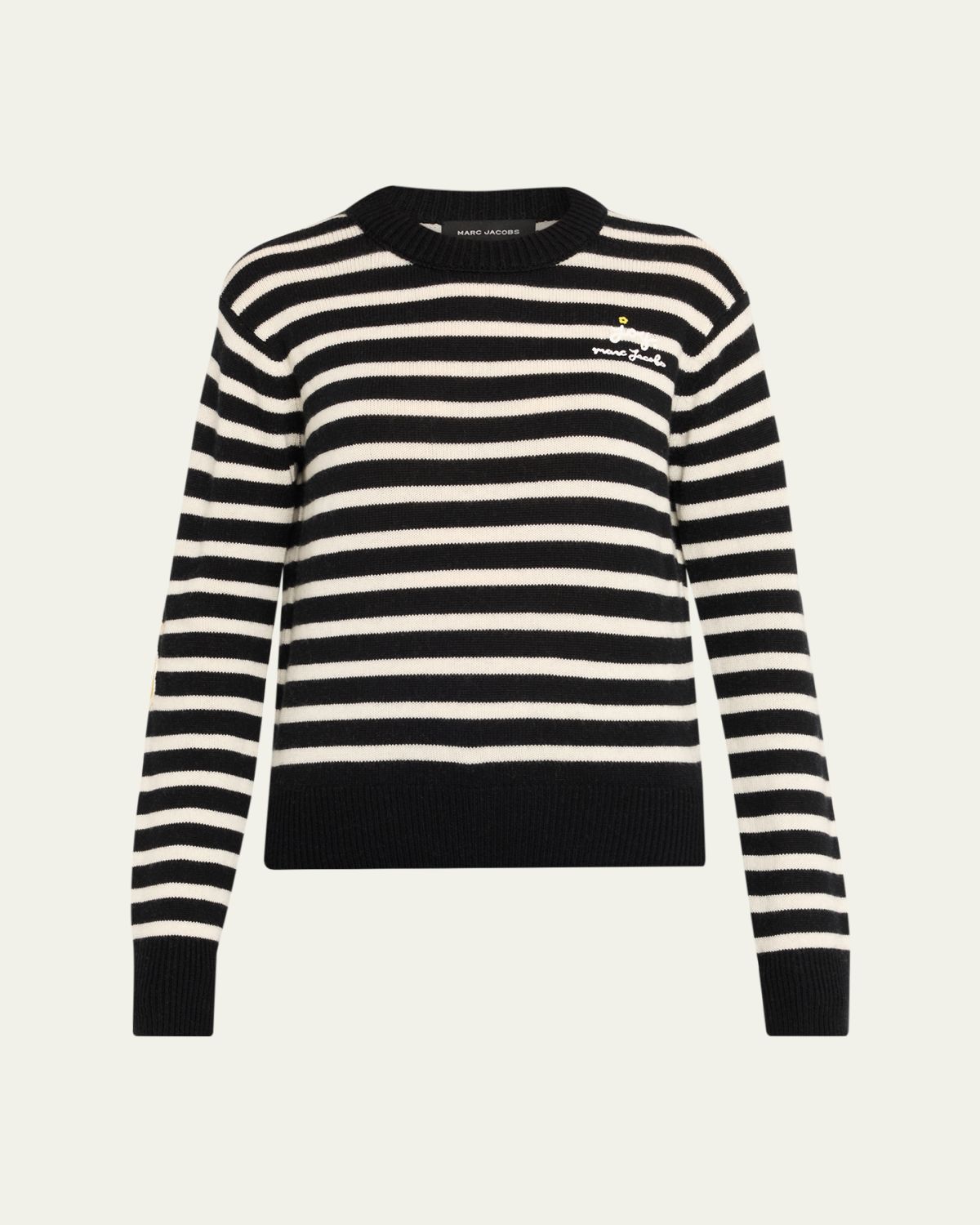 Marc Jacobs Joy Striped Crewneck Sweater
