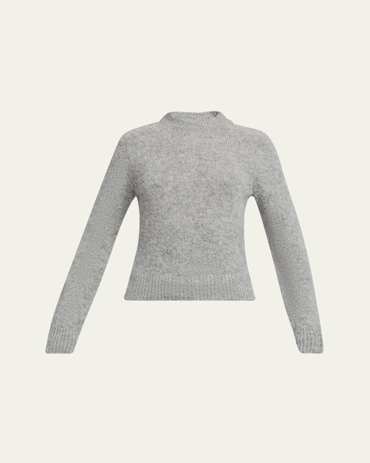 Dries Van Noten Texas Mock-Neck Alpaca Sweater