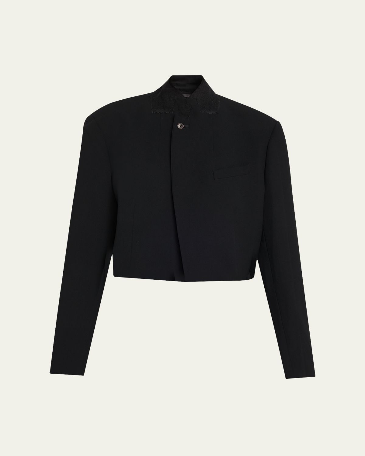 Dries Van Noten Baftan Crop Open-Front Jacket