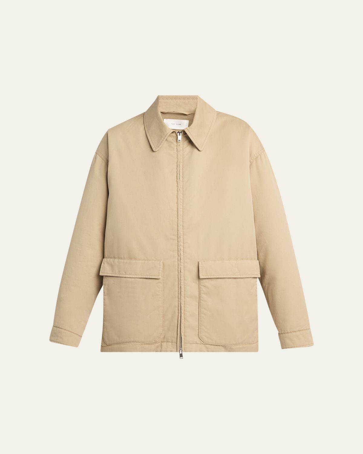 THE ROW Aurelius Cotton-Cashmere Zip Jacket