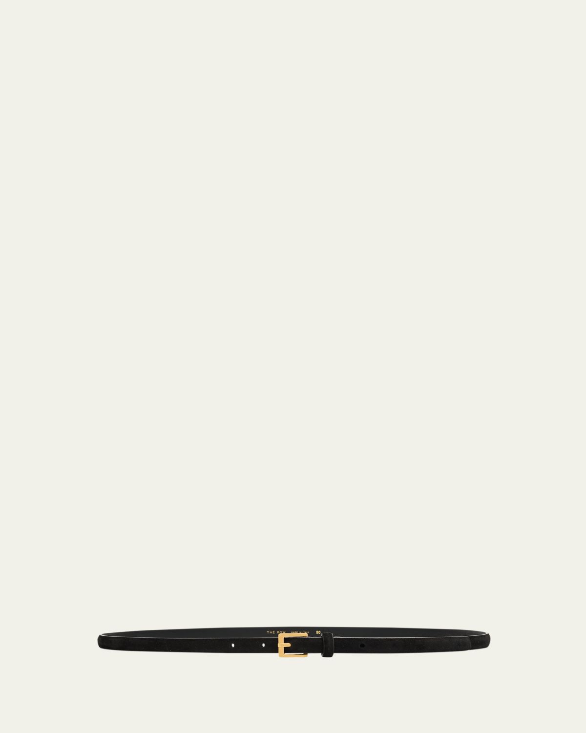 THE ROW City Suede Skinny Belt