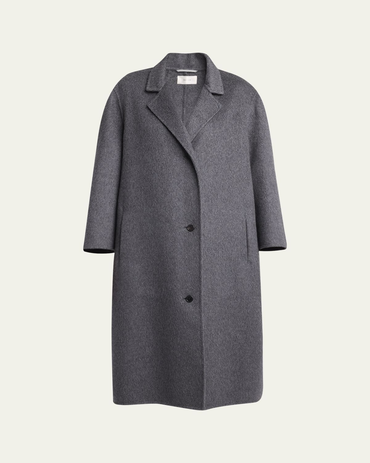THE ROW Gustaf Cashmere-Silk Single-Breasted Coat