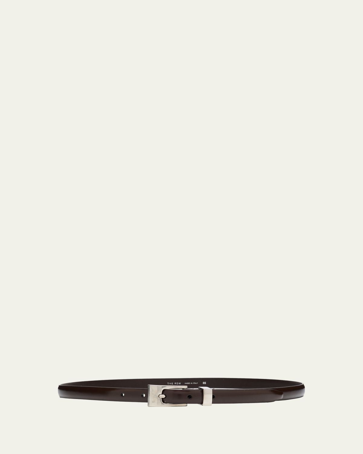 THE ROW Downtown Slim Leather Belt - Women's Accessories